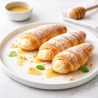 Honey Cream Filled Crescents