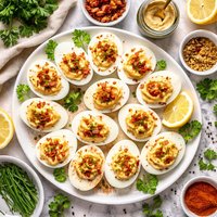 Honey Dijon Mustard Stuffed Eggs