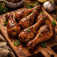 Honey Garlic Roasted Chicken Drumsticks