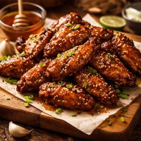 Honey Ginger Chicken Wings