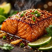 Honey Ginger Grilled Salmon