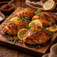 Honey Glazed Lemon Chicken