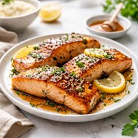 Honey Glazed Salmon Fillets