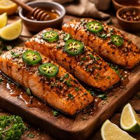 Honey Jalapeno Salmon Fillets