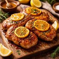 Honey Lemon Boneless Pork Chops