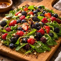 Honey Lime Berries Greens