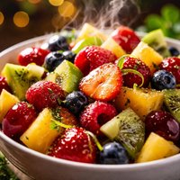 Honey Lime Fruit Toss