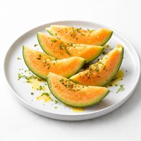 Honey Lime Melon Wedges