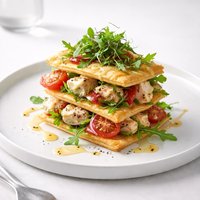 Honey Mustard Chicken Salad Napoleons