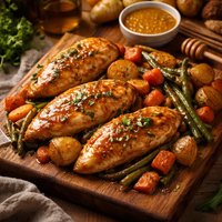 Honey Mustard Chicken with Vegetables