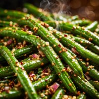Honey Mustard Green Beans Vinaigrette