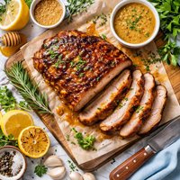Honey Mustard Grilled Pork Roast