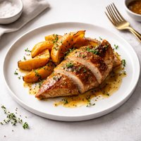 Honey Mustard Roasted Chicken with Squash