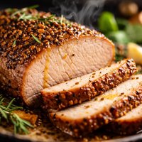 Honey Mustard Roasted Pork Loin