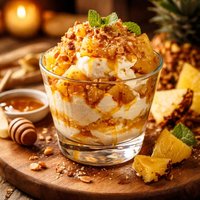 Honey Pineapple Sundae