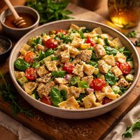 Honey Poppy Seed Pasta Salad