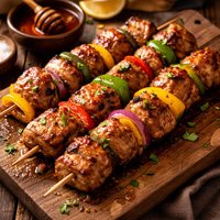 Honey Pork Tenderloin Kabobs