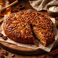 Honey Spice Upside Down Cake