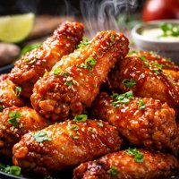 Honey Sriracha Glazed Buffalo Wings
