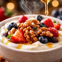 Honey Walnut Berry Yogurt