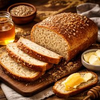 Honey Wheat Bread with Chia and Flax