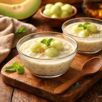 Honeydew and Sago Cream