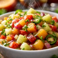 Honeydew Peach Salsa