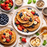 Honeyed Buckwheat Pancakes or Waffles