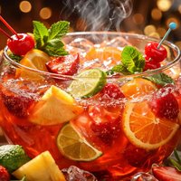 Hooch Party Punch Fruity Rum Booze Cruise Type Concoction