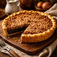 Horse Buggy Wet Bottom Shoo Fly Pie