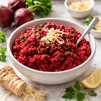 Horseradish with Red Beets