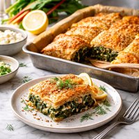 Hortotiropita Greens and Cheese Pie with Chard