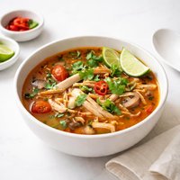 Hot and Sour Soup with Chicken and Lemon Grass