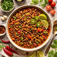 Hot and Spicy Black Eyed Peas