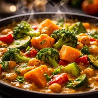 Hot and Tasty Veggie Curry