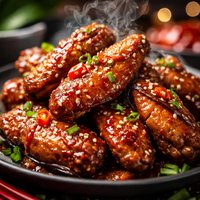 Hot As You Like Asian Chicken Wings