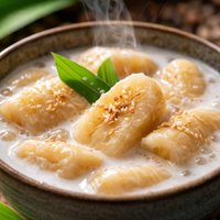 Hot Bananas in Coconut Milk