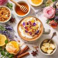 Hot Buttered Bouquet Coffee