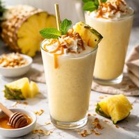 Hot Buttered Pineapple Smoothie