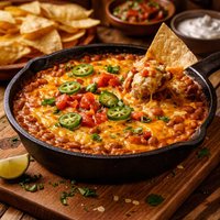 Hot Cheddar Bean Dip