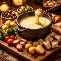Hot Cheese Fondue