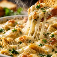 Hot Cheesy Artichoke Dip Appetizer