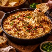 Hot Cheesy Chicken Dip
