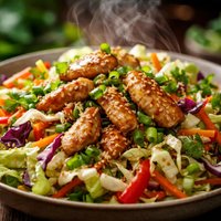 Hot Chinese Chicken Salad