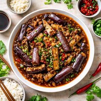 Hot Chinese Eggplant Aubergine