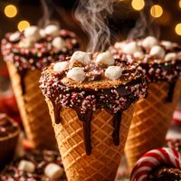 Hot Chocolate Cones