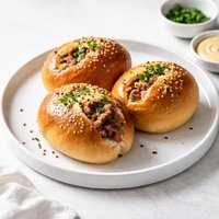 Hot Corned Beef Buns