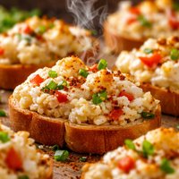 Hot Crab Canapes