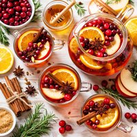 Hot Cranberry Tea Cider