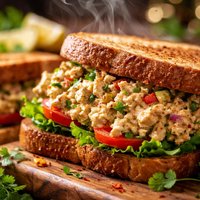 Hot Curried Tuna Salad Sandwiches